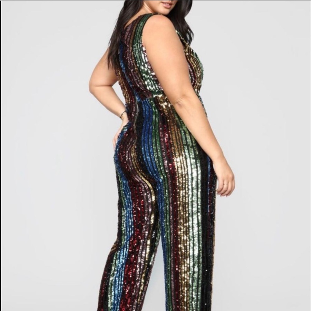 Fashion Nova Sequin Jumpsuit